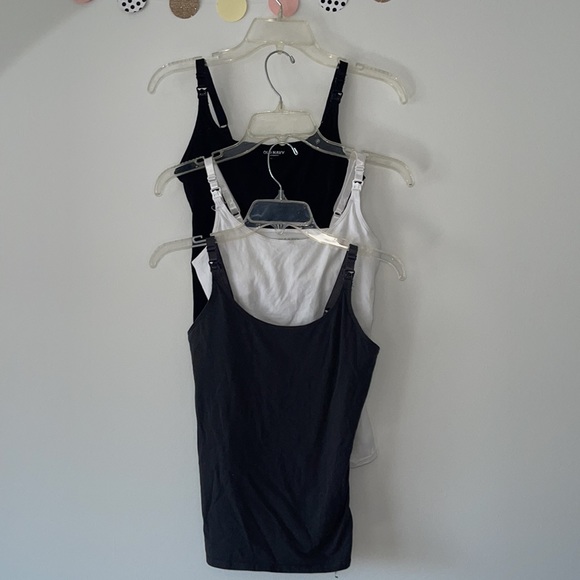Old Navy * 3 pack * Maternity First Layer Nursing Cami - Picture 3 of 7